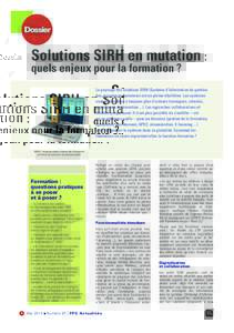 Dossier  Solutions SIRH en mutation : © massimo_g-Fotolia.com