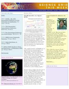 About SGTW | Subscribe | Archive | Contact SGTW  June 22, 2005 Calendar/Meetings