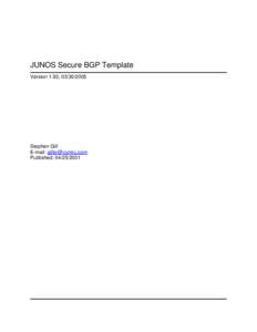 Microsoft Word - junos-bgp-template.doc