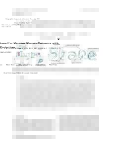 Eurographics Symposium on Geometry Processing 2012 Eitan Grinspun and Niloy Mitra (Guest Editors) Volume), Number 5