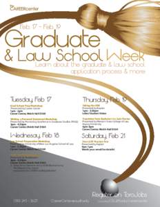 Grad & Law School Flyer