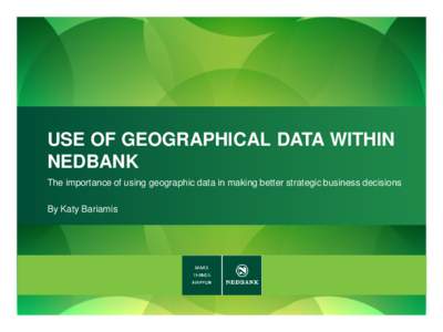 Geographic information systems / Economy / Business / Geocoding / Geomarketing / Strategic management / GIS and hydrology