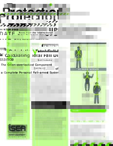 Calculating Total Fall Distance: The Often-overlooked Component of a Complete Personal Fall-arrest System