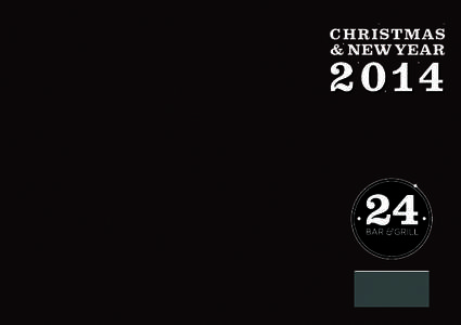 CHRISTMAS & NEW YEAR 2014  CHRISTMAS 2014