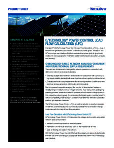 Product Sheet  BENEFITS AT A GLANCE •	Faster, cheaper, and more efficient planning of decentralized power supplies •	High-performance network displays,