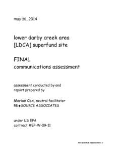 FINAL LDCA Communications Assessment Report[removed]