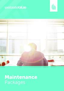 Maintenance Packages Maintenance Packages You have the website, but no time or know-how to update it whenever you need? No problem.