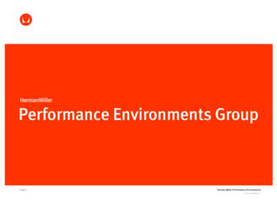 Herman Miller Performance Environments