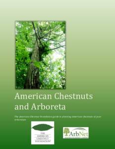 American Chestnuts and Arboreta The American Chestnut Foundation guide to planting American chestnuts at your arboretum  Introduction