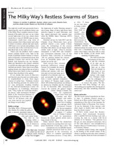 SPECIAL SECTION  GLOBULAR CLUSTERS NEWS  The Milky Way’s Restless Swarms of Stars