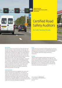Type hier de titel Certified Road Safety Type