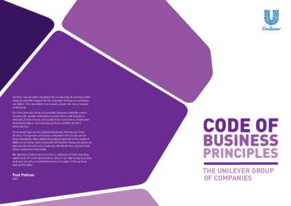 Unilever Code of Business Principles