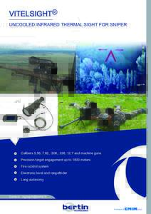 Electromagnetic spectrum / Sniper warfare / Infrared / Microbolometer / Sniper / Reticle / Montigny / Electromagnetic radiation / Radiation / Infrared imaging