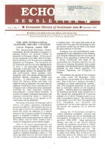 Professor A. J. Reid Pacific & South-east Asian History RSPacS Vol. 2, No. 5