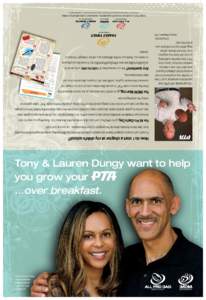 Tony & Lauren Dungy are the national spokespersons for All Pro Dad and iMOM.