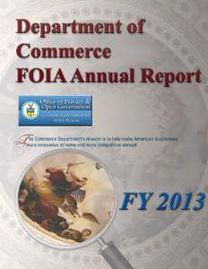 Department of Commerce Annual FOIA Report for FY2013