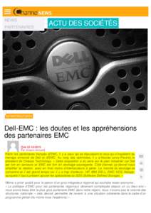 Dell-EMC : les doutes et les appréhensions des partenaires EMC - ChannelNews
