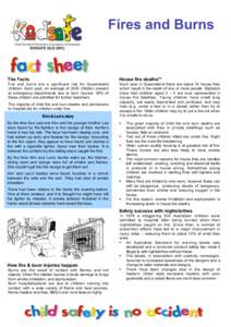 Fires and Burns  The Facts House fire deaths**