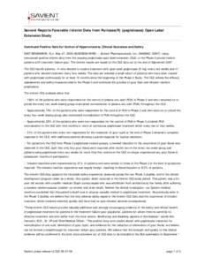 Microsoft Word - Savient press release re OLEdoc