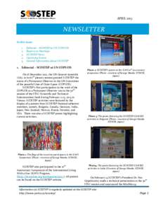 APRILNEWSLETTER In this issue: 1. 2.