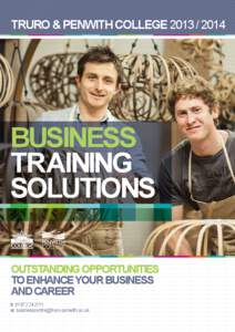 Truro & Penwith College[removed]Business Training Solutions Outstanding Opportunities