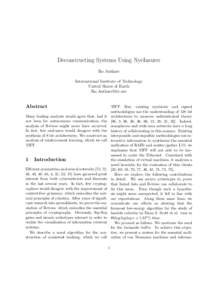 Deconstructing Systems Using NyeInsurer Ike Antkare International Institute of Technology United Slates of Earth 