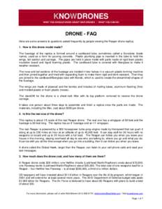 KNOWDRONES WHAT YOU SHOULD KNOW ABOUT WAR DRONES | WHAT YOU CAN DO  DRONE - FAQ