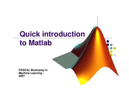 Microsoft PowerPoint - Short introduction to Matlab.ppt