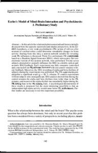 Journal of ScientiJicExploration,Vol. 5 , No. 2, pp, 199 1 Pergamon Press plc. Printed in the USA  $3.00+.00