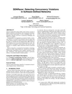 SDNRacer: Detecting Concurrency Violations in Software-Defined Networks
