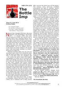 ISSNThe Bottle Imp Issue 19, June 2016
