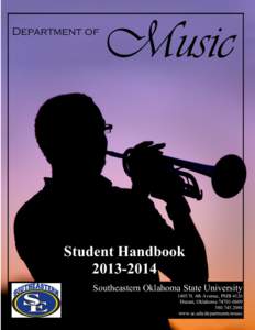 Department of  Music Student Handbook[removed]
