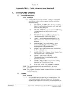Microsoft Word - Appendix 3F(i) Cable Infrastructure Standard.DOCX