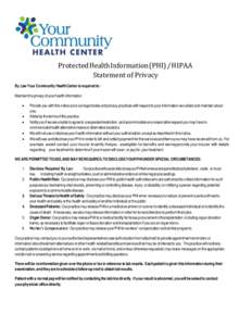 Health informatics / Law / Health Insurance Portability and Accountability Act / Medical record / Privacy / Medical privacy / Internet privacy / Health / Statutory law / Health information exchange