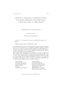 241  Documenta Math. Erratum to: Cohomology of Arithmetic Groups with Infinite Dimensional Coefficient Spaces