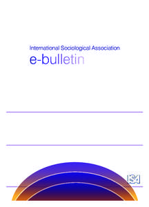 ISA E-Bulletin, Number 16, July 2010