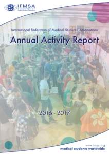 International Federation of Medical Students’ Associations  Annual Activity Report