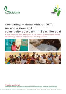 Combating Malaria without DDT: An ecosystem and community approach in Beer, Senegal