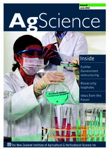 Issue 41 June 2012 AgScience Inside Further