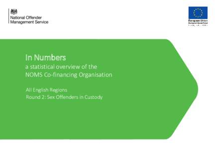 In Numbers a statistical overview of the NOMS Co-financing Organisation All English Regions Round 2: Sex Offenders in Custody