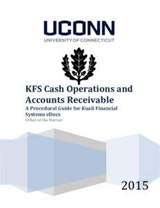 KFS Cash Operations and Accounts Receivable