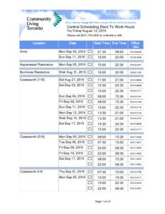 Loadshedding Schedule / Nepal / Shift plan