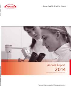 Annual Report 2014 Takeda Pharmaceutical Company Limited Annual Report  2014