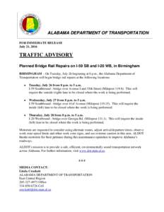 Transportation in the United States / Alabama / Transportation in Alabama / Alabama Department of Transportation / Interstate 59