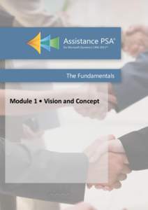 The Fundamentals  Module 1 • Vision and Concept 1