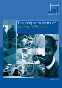 The KPMG Foundation  The long term costs of literacy difficulties  December 2006