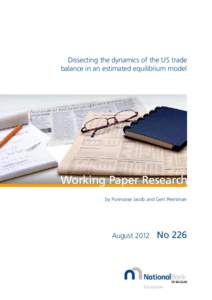 Dissecting the dynamics of the US trade balance in an estimated equilibrium model