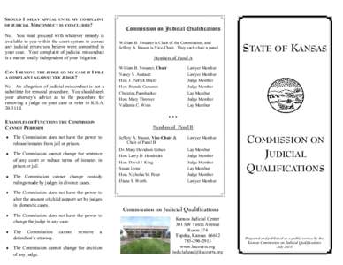 Judicial Qualifications Brochure