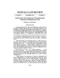 BUFFALO LAW REVIEW VOLUME 59 DECEMBER[removed]NUMBER 5