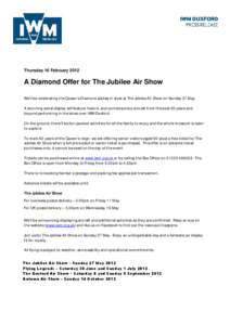 PRESS RELEASE The Jubilee Air Show Senior Offer.doc